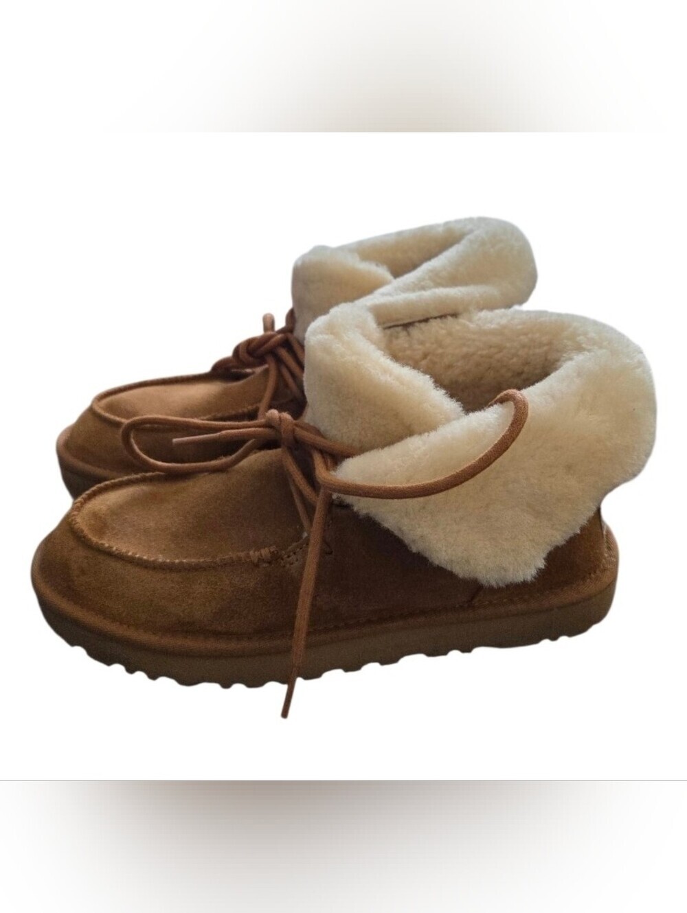 Ugg Diara Ankle Boots Shearling Lined Chestnut Tan Size 8